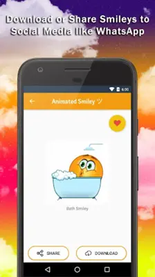 Animated Smileys Emoji android App screenshot 9