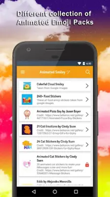 Animated Smileys Emoji android App screenshot 12