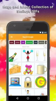 Animated Smileys Emoji android App screenshot 14