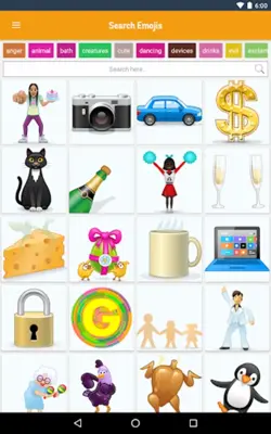 Animated Smileys Emoji android App screenshot 6