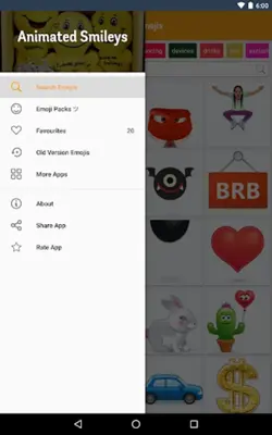 Animated Smileys Emoji android App screenshot 7